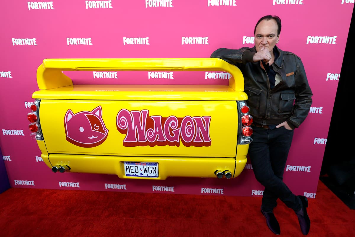 HOLLYWOOD, CALIFORNIA - NOVEMBER 19: Quentin Tarantino attends Fortnite Now Playing, celebrating "The Lost Chapter" on November 19, 2025 at the Vista Theater in Hollywood, California. (Photo by Frazer Harrison/Getty Images for Epic Games)