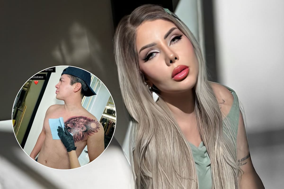 Álex Bahena, presunta nueva pareja de Sol León, se hizo un tatuaje en su honor