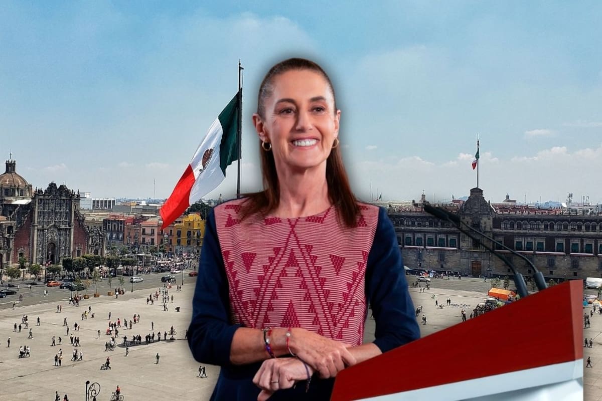 Claudia Sheinbaum aún no decide dónde será su informe en la CDMX: “Es que el Zócalo está lleno del Fan Fest”, explicó