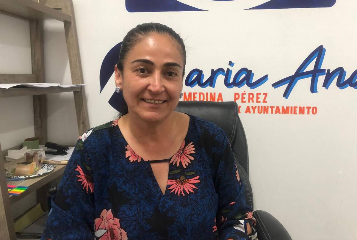 María Ana Medina Pérez, regidora y presidenta de la Comisión de Salud del Cabildo de Rosarito.