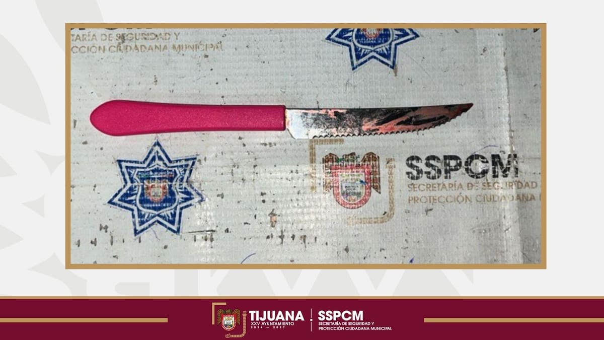 La SSPCM informó que una mujer fue detenida luego de que presuntamente lesionara a su pareja sentimental con un cuchillo, provocándole una herida en la pantorrilla derecha. Foto: Cortesía