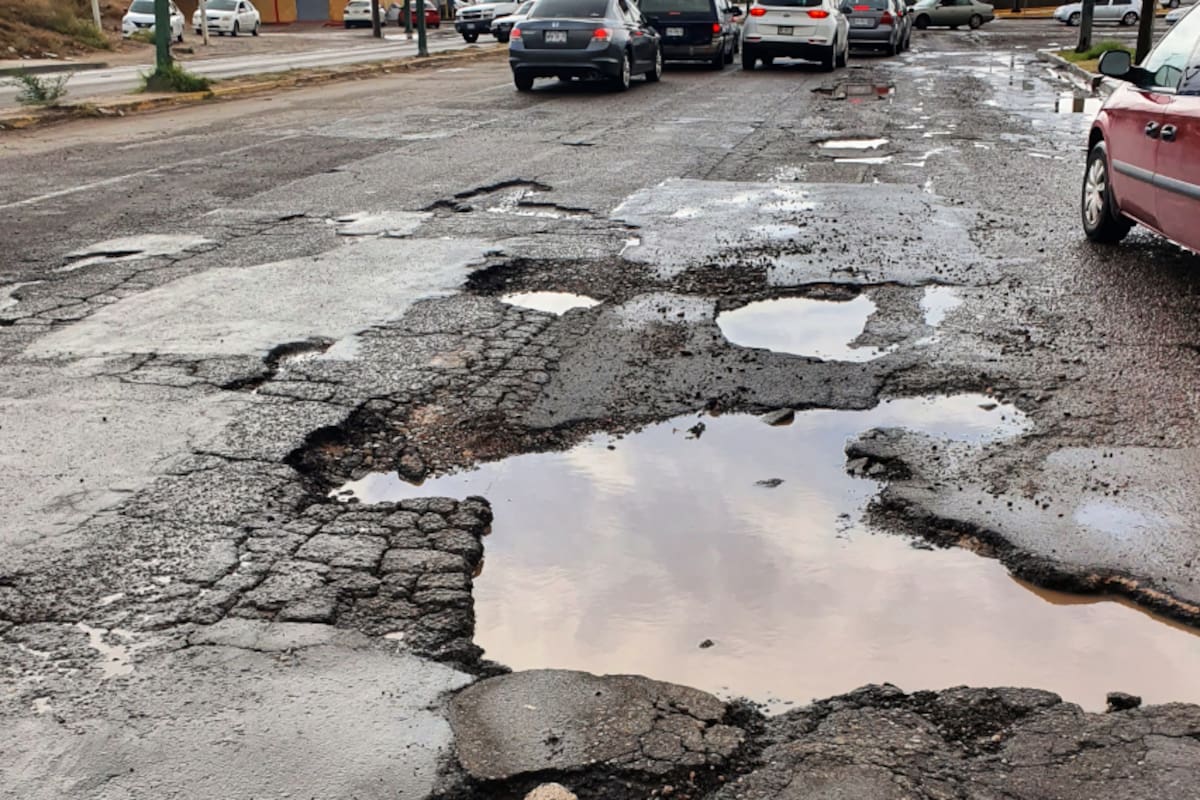 Un gran bache: Situación de las vialidades de Hermosillo