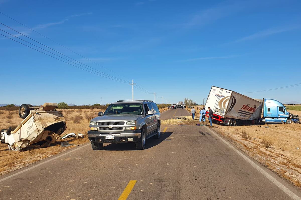 Una persona sin vida y tres lesionados tras choque frontal en Costa de Hermosillo