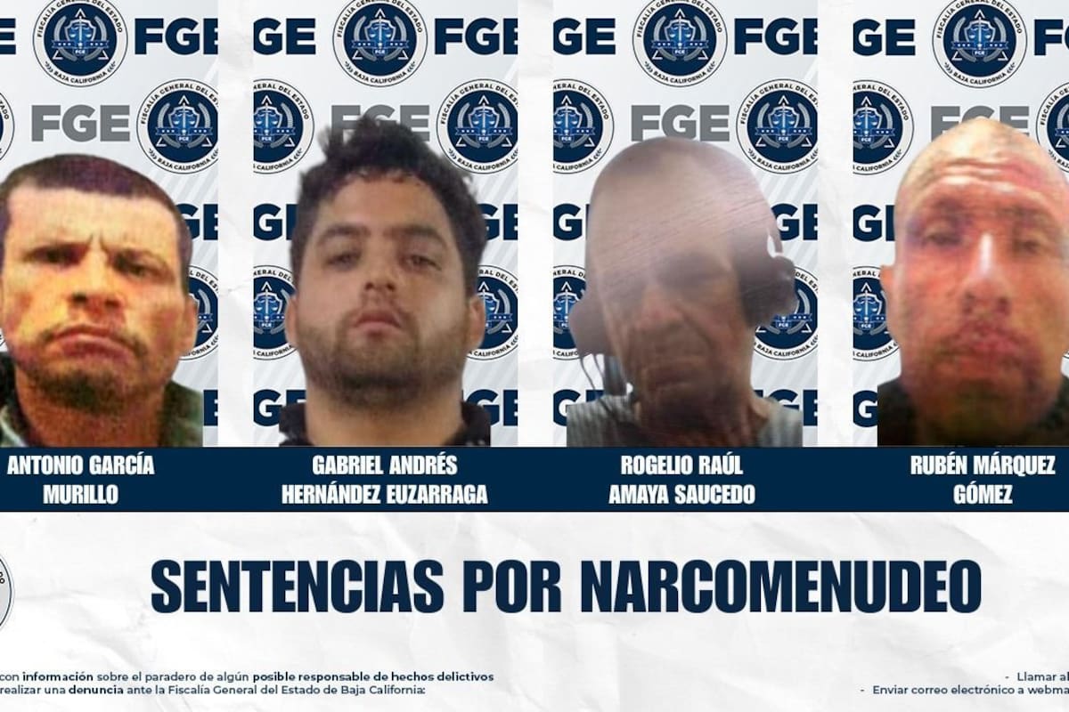 Sentencian a cuatro por narcomenudeo