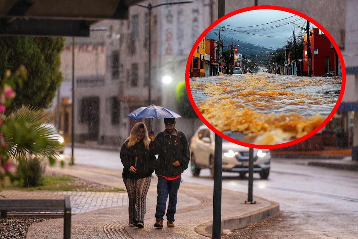SMN alerta por fuertes lluvias que “inundarán” varias regiones y por un frente frío