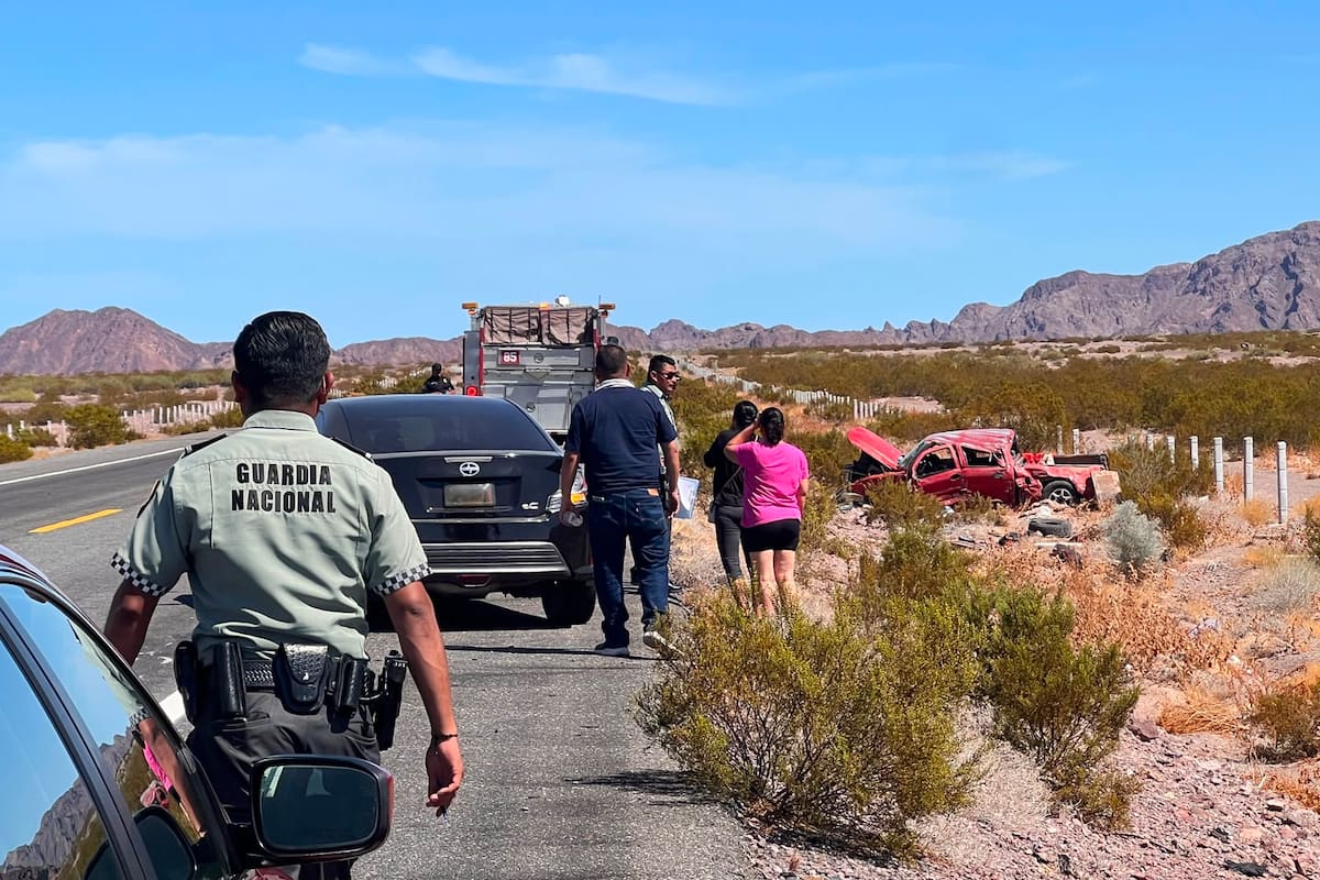 Mueren dos mujeres en choque frontal sobre la carretera Mexicali-San Felipe