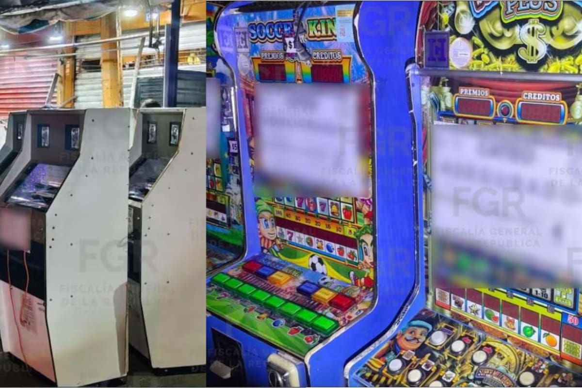 La FGR eleva a 435 las tragamonedas decomisadas en Veracruz durante 2026 tras localizar otras 40 en el mercado Malibrán, donde tres inmuebles quedaron bajo resguardo por una investigación sobre posibles juegos ilegales