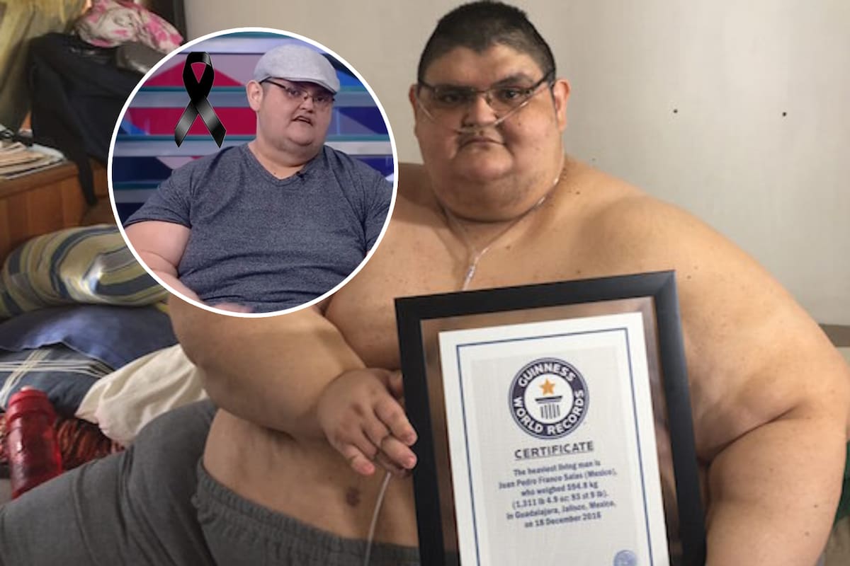 Murió el mexicano Juan Pedro Franco que con 595 kg tuvo el récord de la persona más obesa del mundo pero perdió 445 kilos con una exitosa operación que muchos creían imposible, vivió con un padecimiento que le impedía controlar su peso