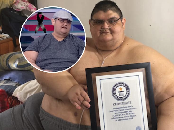 Murió el mexicano Juan Pedro Franco que con 595 kg tuvo el récord de la persona más obesa del mundo pero perdió 445 kilos con una exitosa operación que muchos creían imposible, vivió con un padecimiento que le impedía controlar su peso