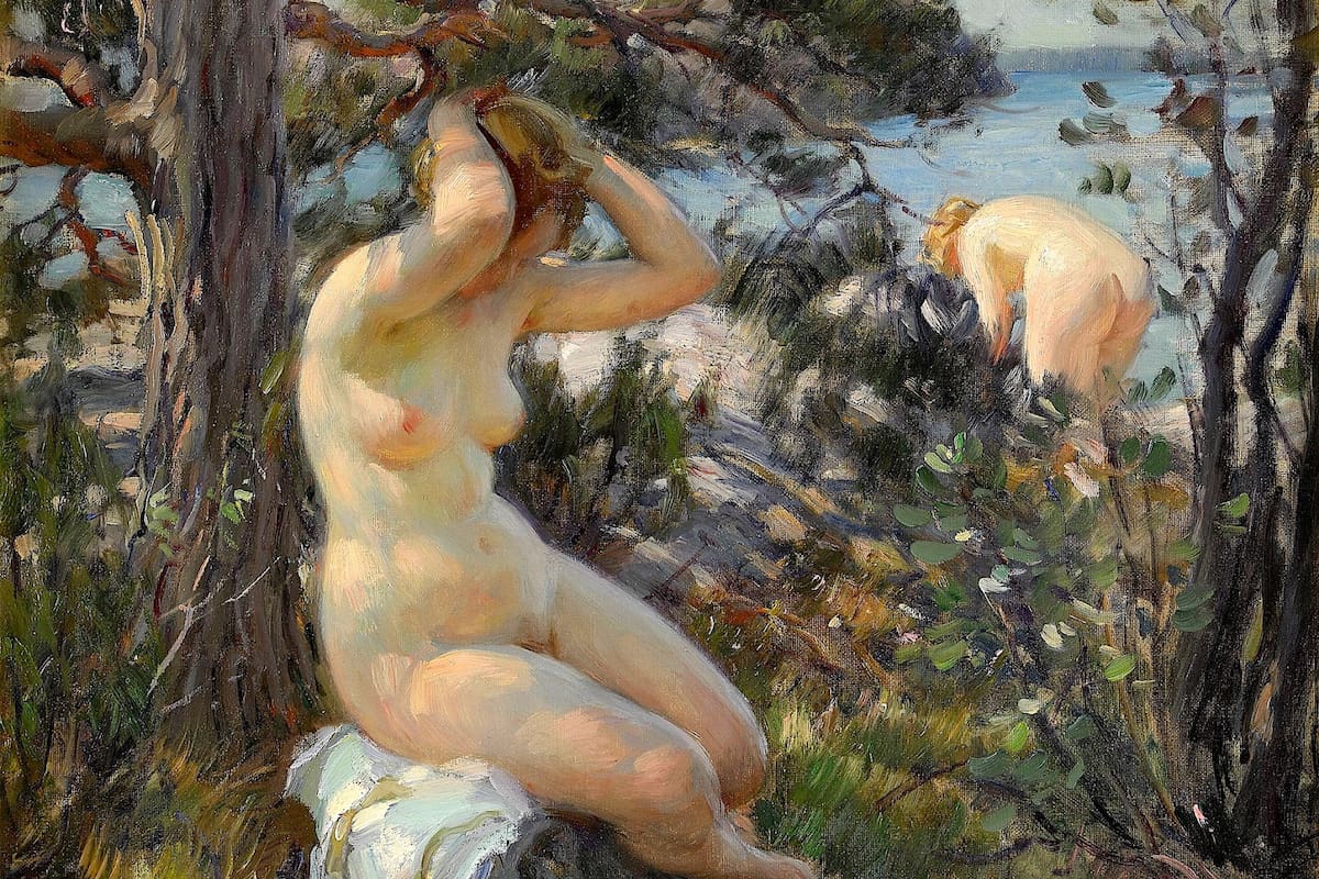 Ivar Kamke y el arte del baño por la tarde