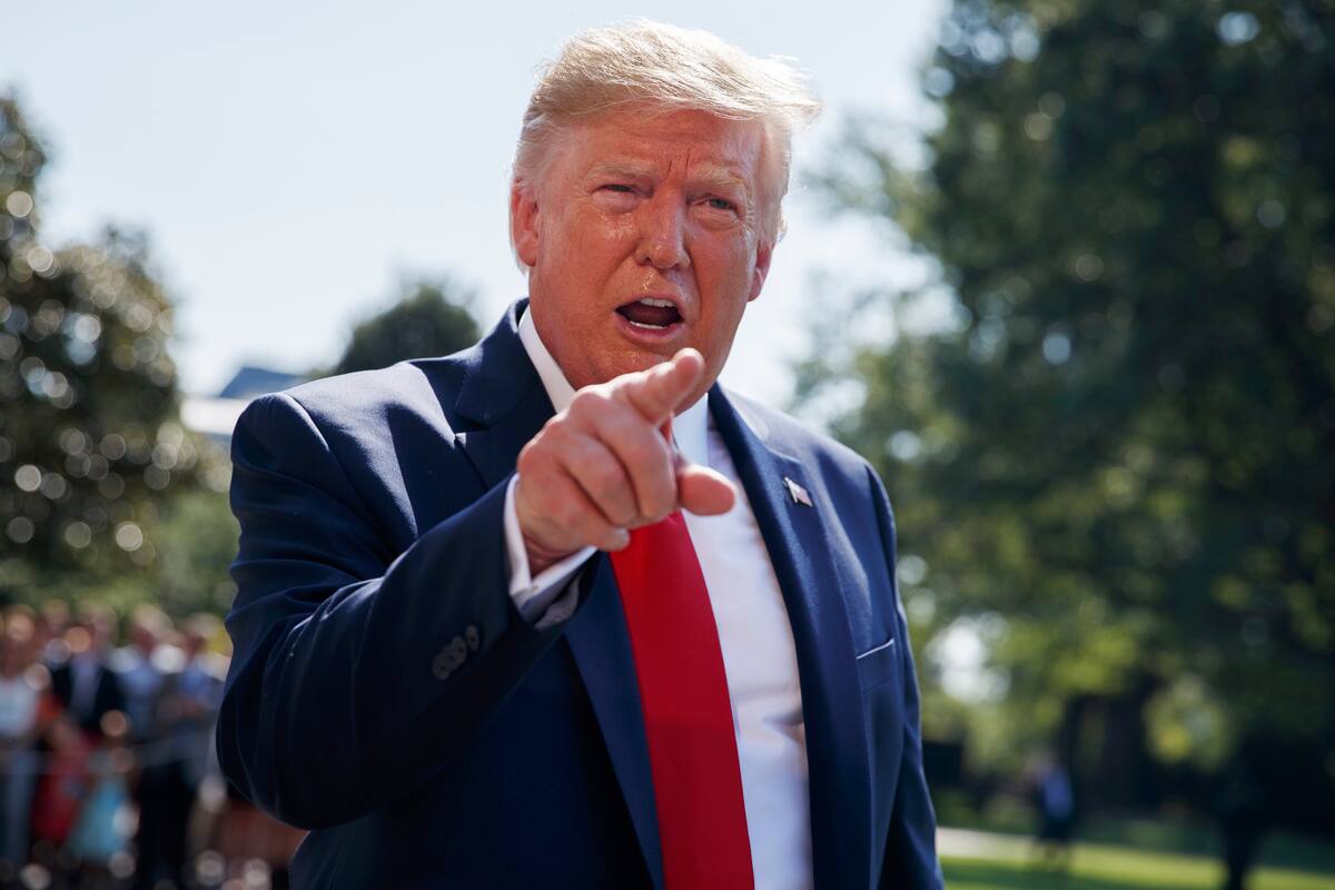 Trump defiende estrategia contra China y dice que economía de EU es la mejor del mundo
