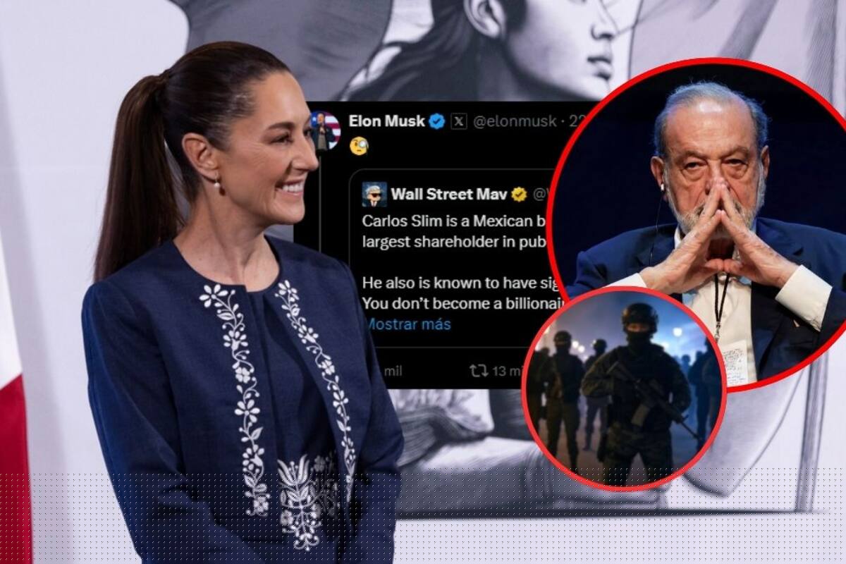 Claudia Sheinbaum desmiente vínculos de Slim con el narcotráfico: ‘No hay ninguna investigación en su contra’