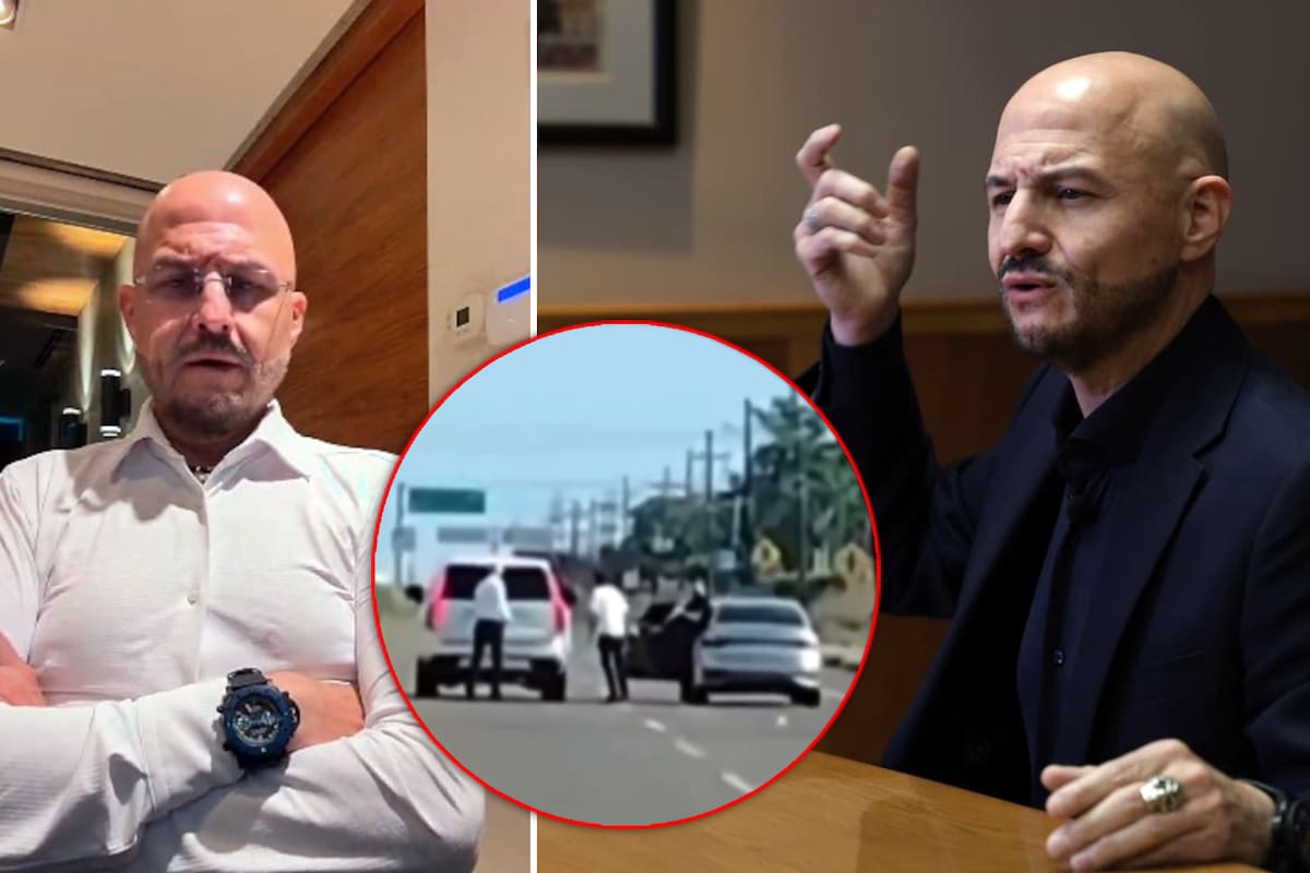 Captan en VIDEO el momento que John Milton fue asaltado en carretera de Sinaloa; se ve que disparan a sus pies