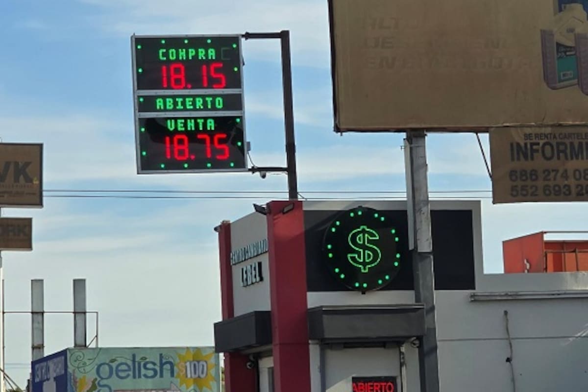 Dólar se cotiza en 18.75 en casas de cambio y hasta 19.26 en bancos
