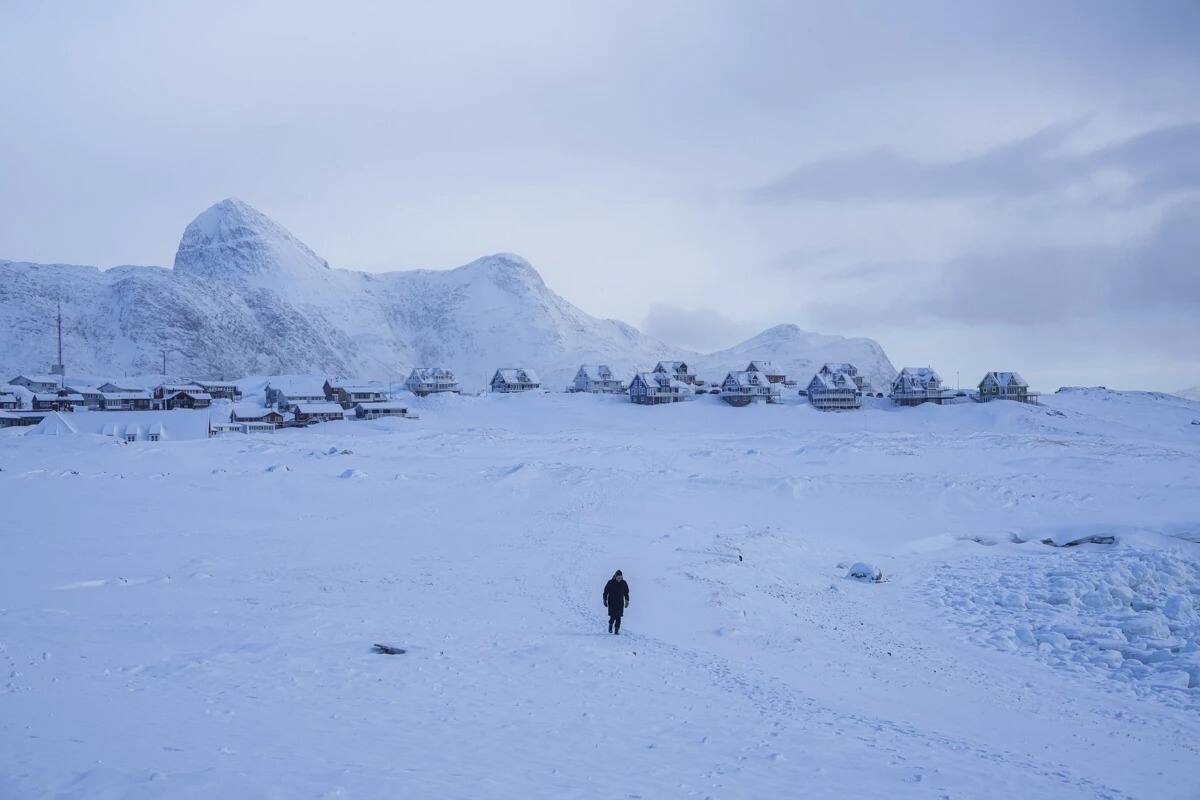 Fotografía de Nuuk, Groenlandia. | Crédito: AP