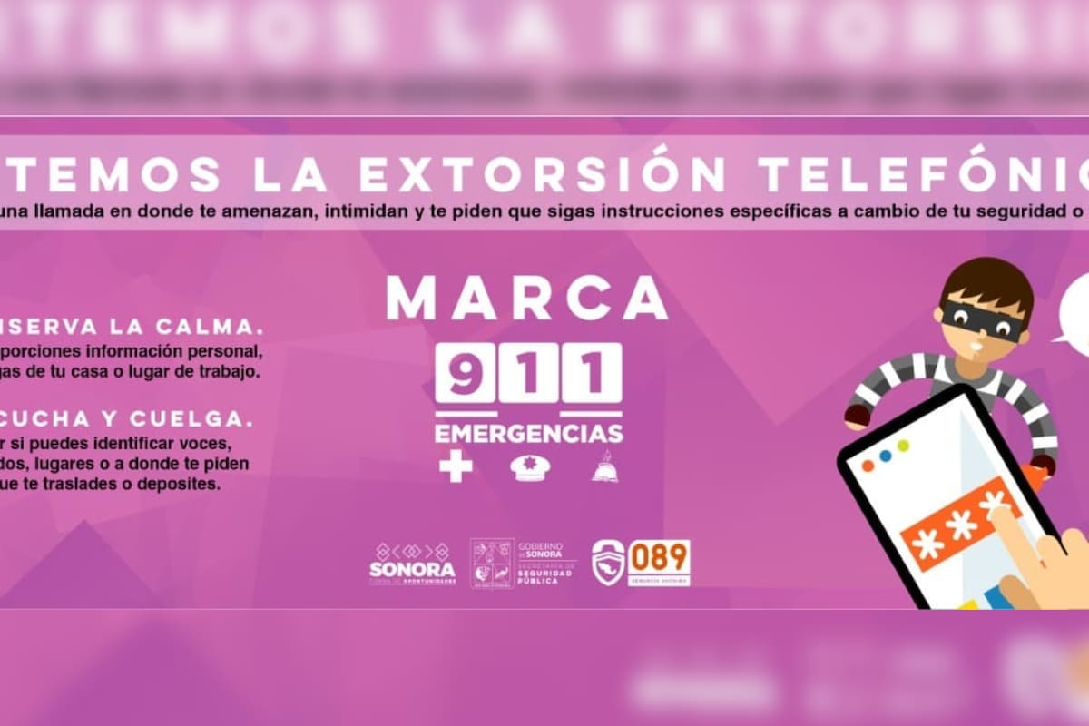 ¿Cómo actuar ante una llamada de extorsión? SSP hace llamado a la ciudadanía