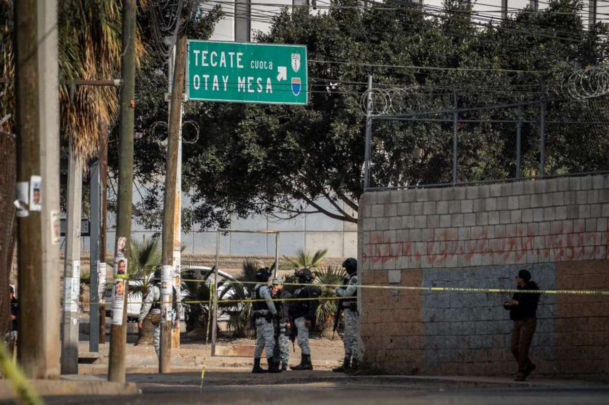 El hallazgo fue reportado alrededor de las 07:36 horas mediante una llamada al 911. Foto: Border Zoom