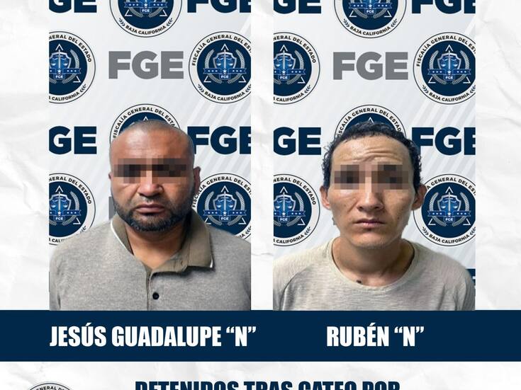 Cateos en Mexicali dejan dos detenidos y droga asegurada