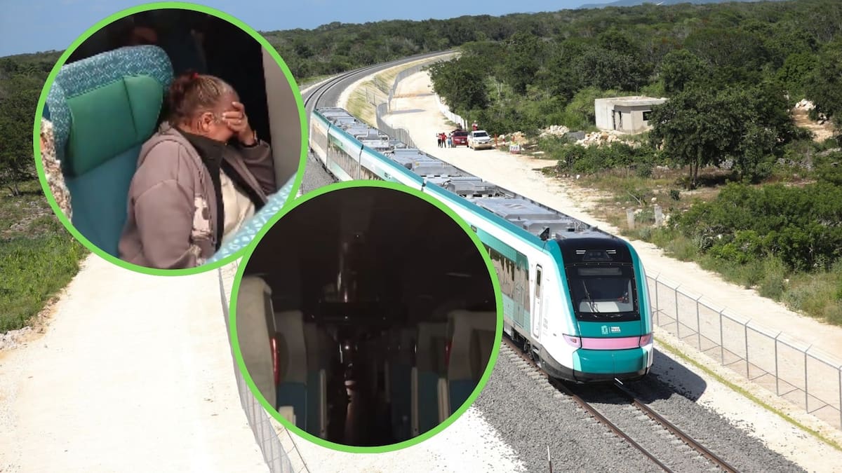 Falla eléctrica en el Tren Maya deja varados a pasajeros por más de 5 horas tras un intento fallido de remolcar la unidad en la ruta Mérida-Cancún, donde la desesperación de los usuarios se volvió viral