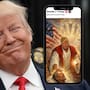 Polémica por imagen de Trump con apariencia religiosa: la borra tras críticas y niega intención, mientras crece choque con el Papa