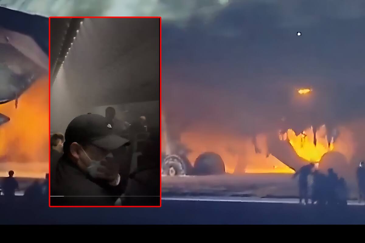 Se estrellan dos aviones en Japón y mueren 5 personas tras arder en llamas