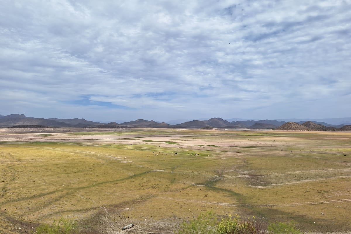 Recientes lluvias no han llegado a las presas en Sonora