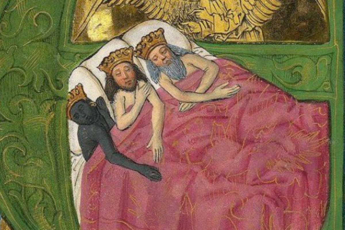 ¿Por qué en la epoca medieval pintaban a los reyes magos compartiendo cama?