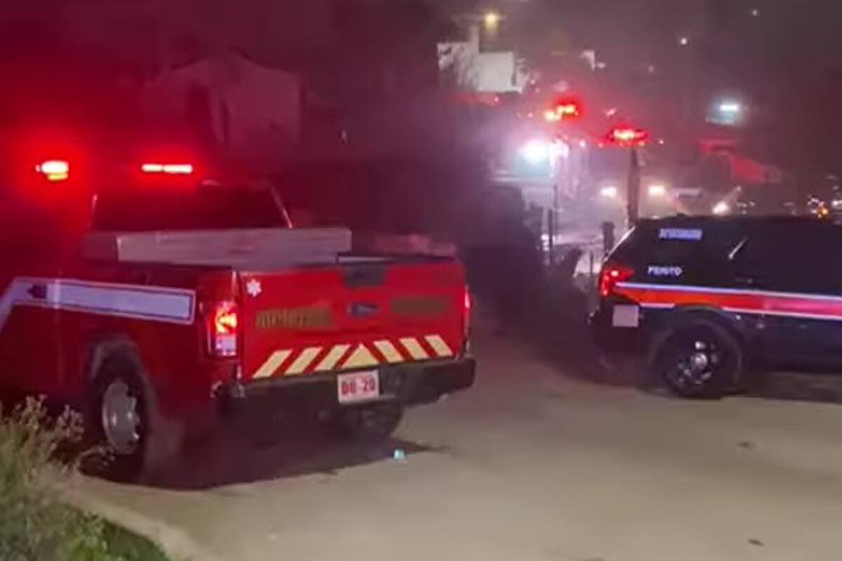 Mueren dos menores de 7 y 9 años en incendio en Ensenada