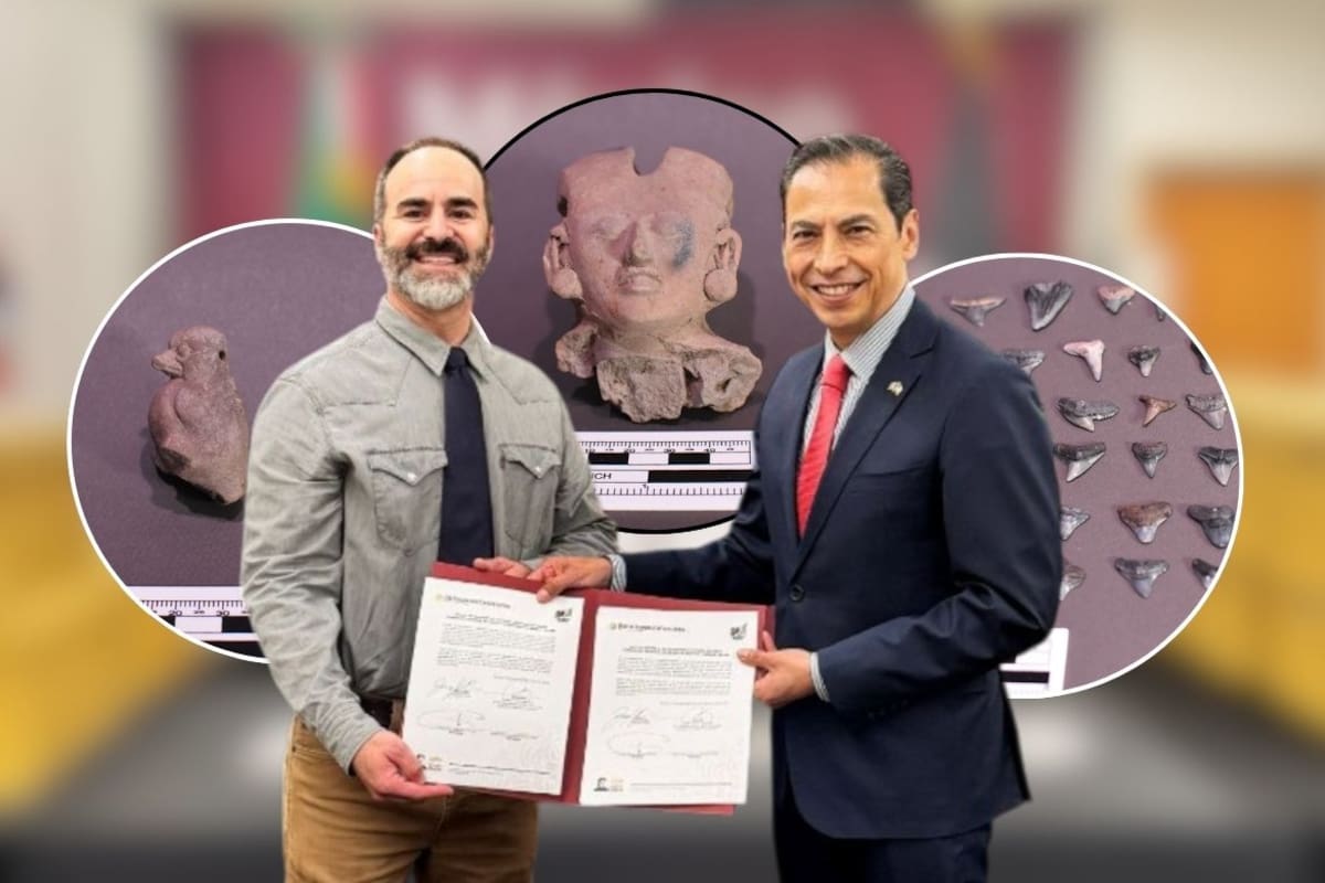 Más de mil piezas arqueológicas prehispánicas regresan a México desde Boston gracias al trabajo de estudiantes de preparatoria de Estados Unidos