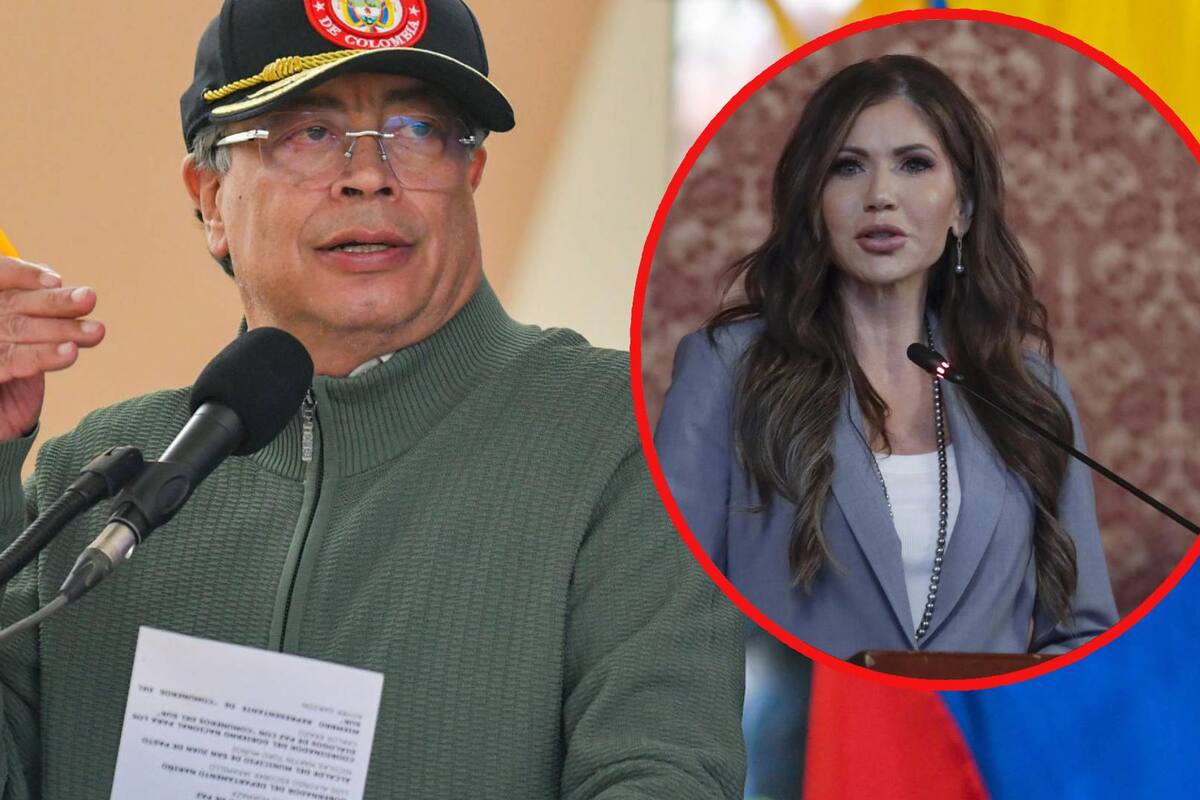 Colombia: Presidente afirma que “no son ciertas” las declaraciones de Noem sobre él y el Tren de Aragua