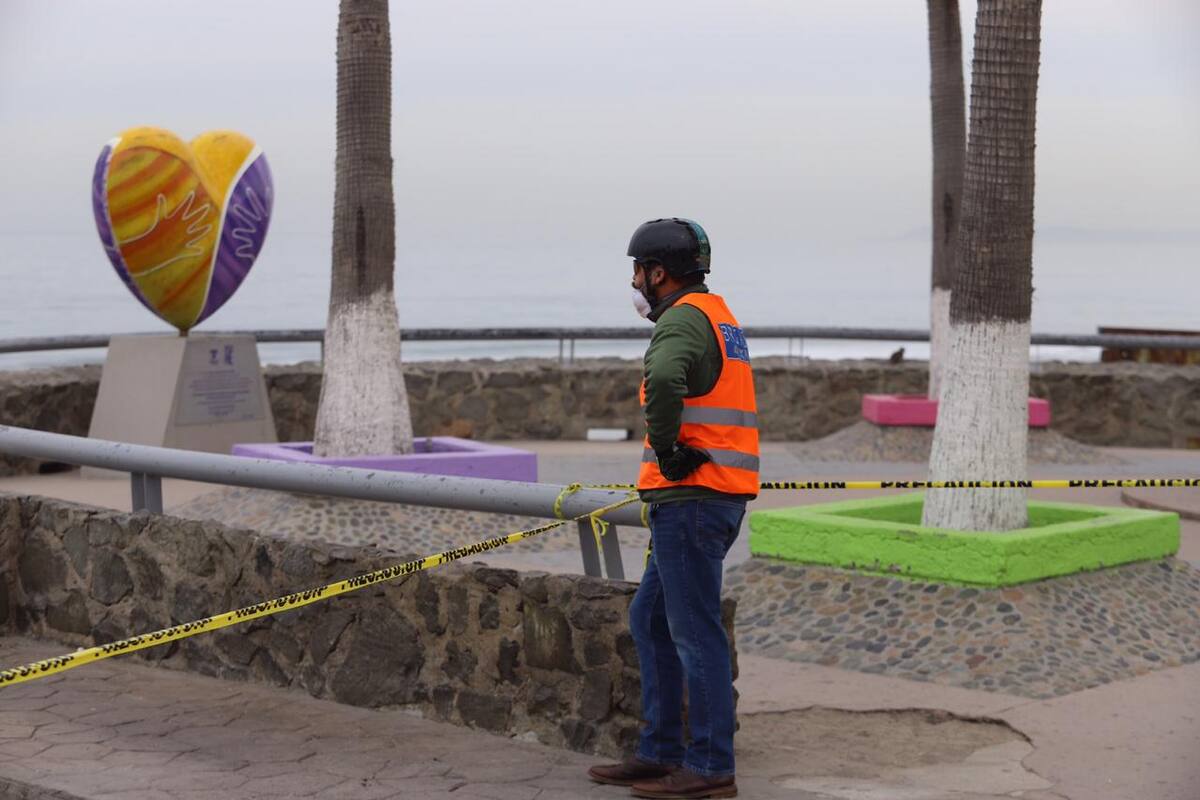 Resguardan Playas de Tijuana para evitar que ingresen visitantes