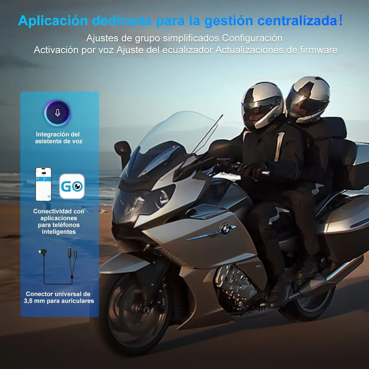 Intercomunicador para casco de motocicleta | Mercado Libre