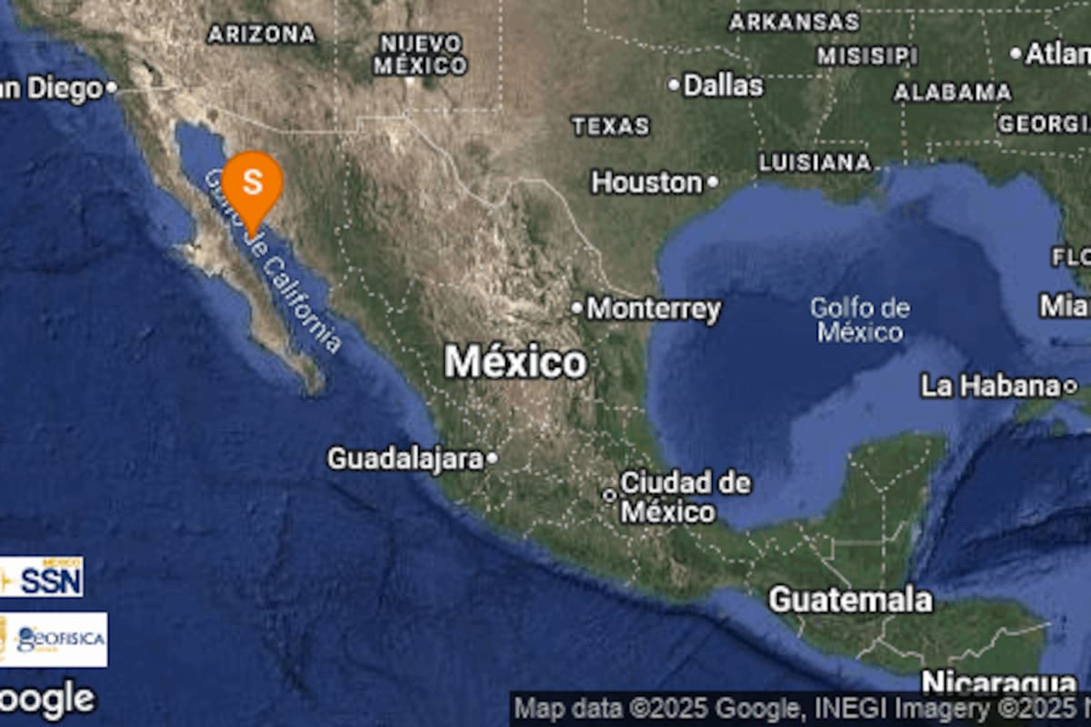 Sismo de 5.5 con epicentro cerca de Santa Rosalía en BC se percibe en Guaymas; sin afectaciones en Sonora