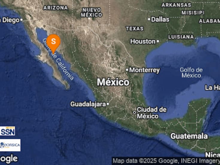 Sismo de 5.5 con epicentro cerca de Santa Rosalía en BC se percibe en Guaymas; sin afectaciones en Sonora