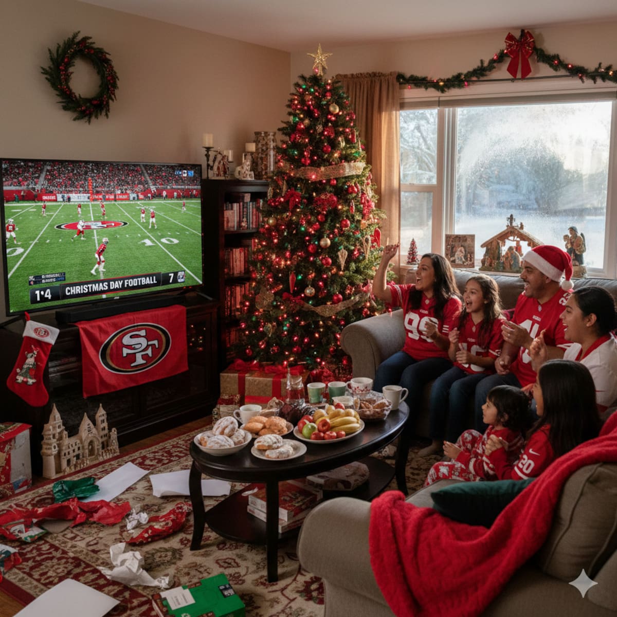 Muchas familias mexicanas esperan ver el juego navideño como cada año. (Foto: Generada con IA)