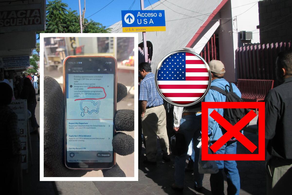 Cancelan citas CBP One programadas en Nogales, Sonora