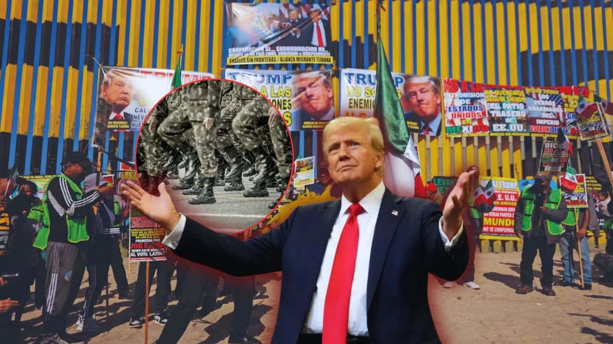 Trump endurece medidas antiinmigrantes y manda militares a la frontera. Foto: Especial (AP / EL Universal)