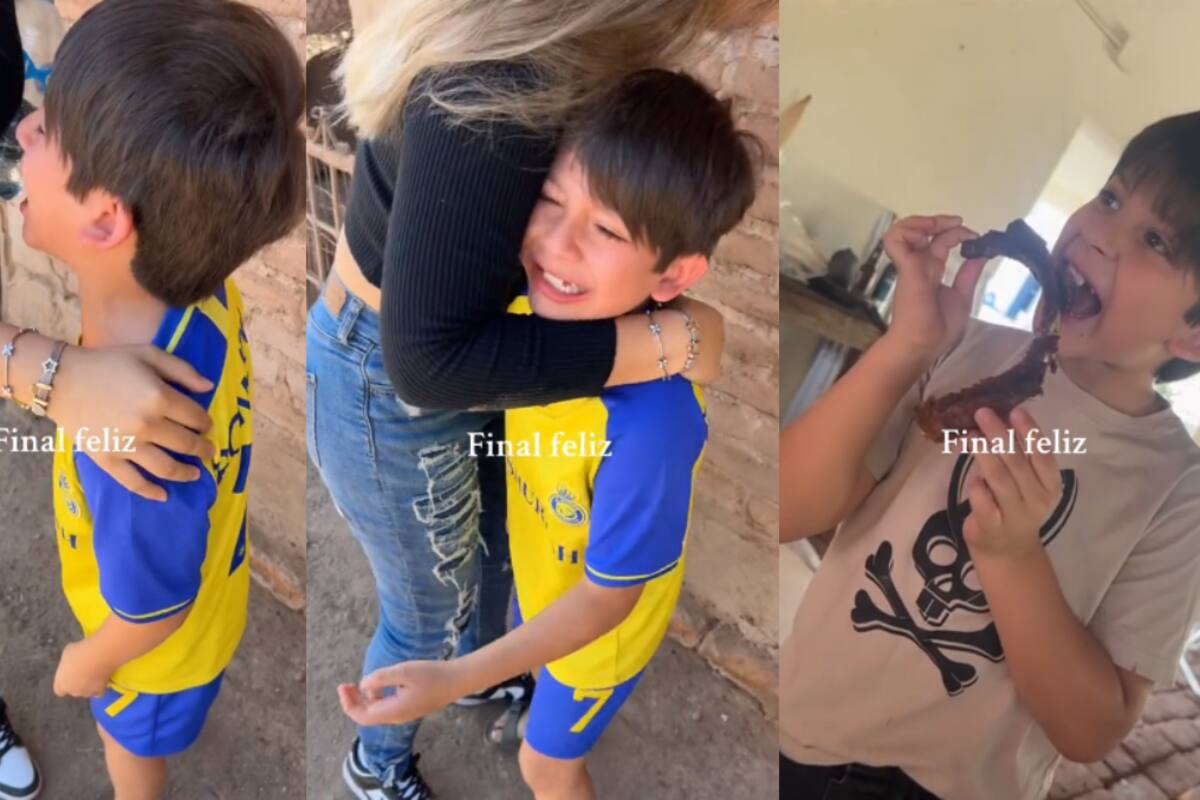 VIDEO: niño se conmociona al presenciar el sacrificio de un cerdo, pero después disfruta comiendo una costilla