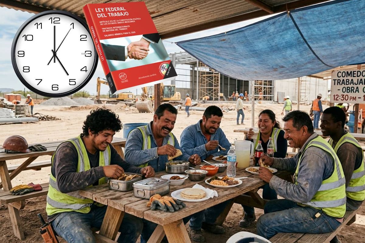 Multas de más de 5,000 pesos por impedir la salida a comer; así aplica la Ley Federal del Trabajo en jornadas de 8 horas en México
