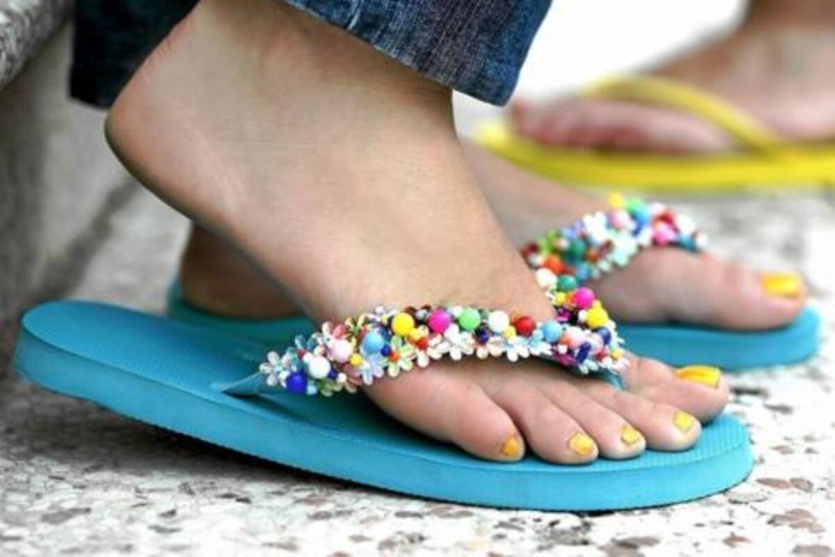 Los peligros del uso de chanclas