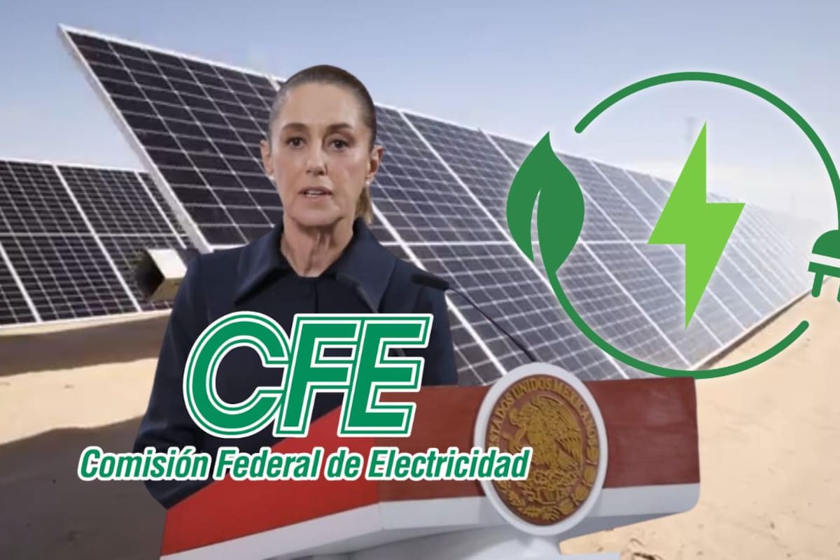 CFE presenta nuevos proyectos de energía solar en México; Sheinbaum afirma que ayudarán a reducir la dependencia de combustibles fósiles