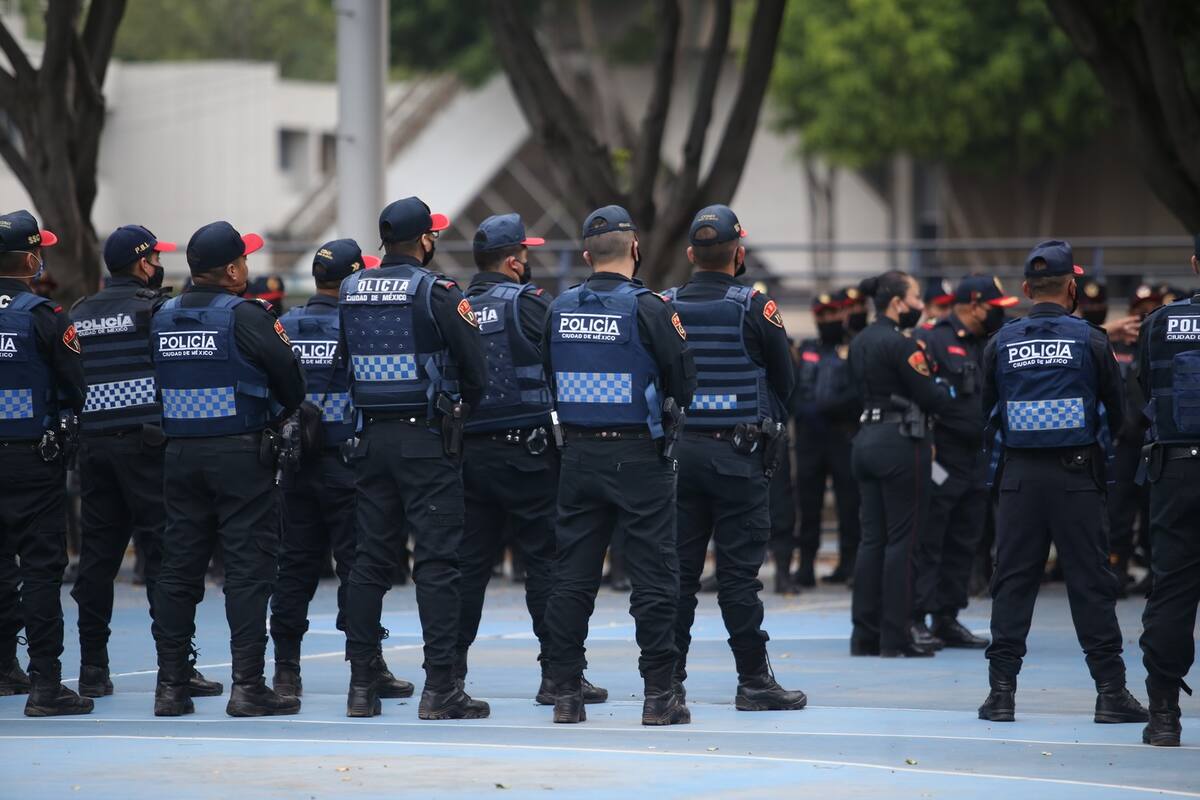 Fortalecen medidas para evitar contagios de coronavirus entre policías de la CDMX