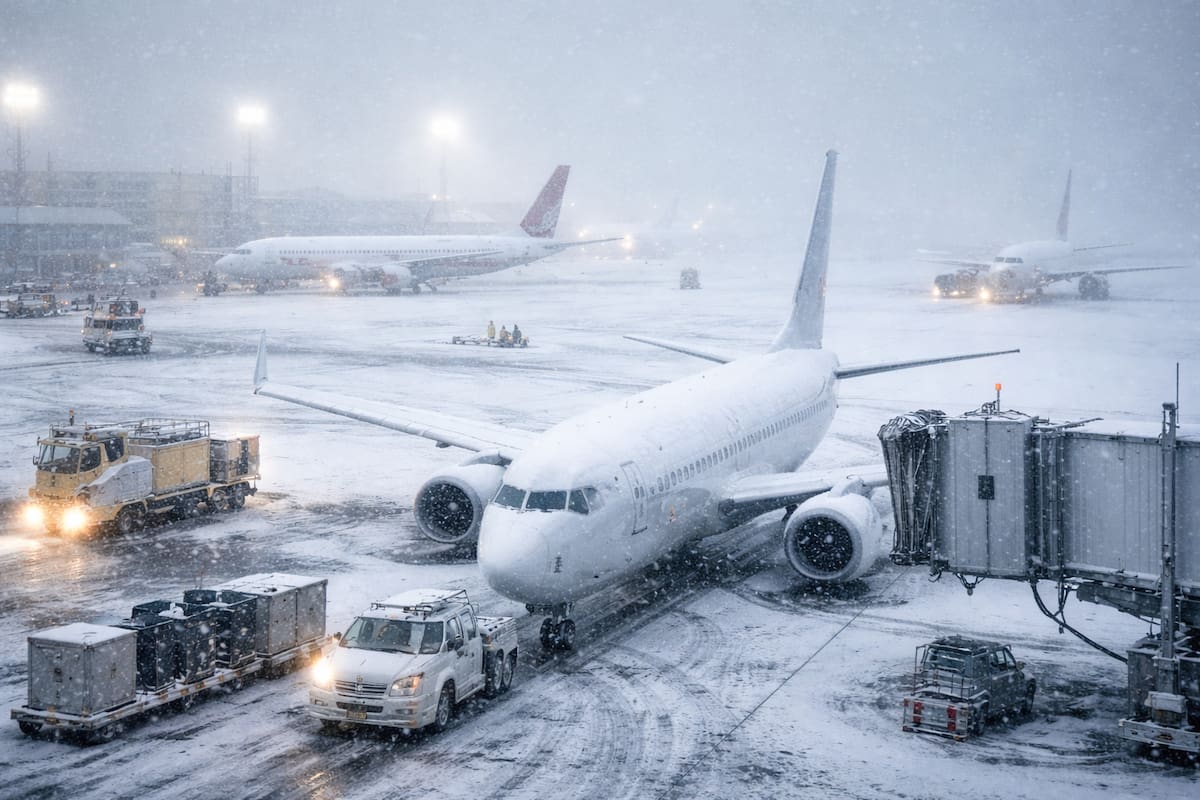 Fuertes nevadas paralizan aeropuertos en Estados Unidos y provocan más de mil vuelos cancelados este fin de semana