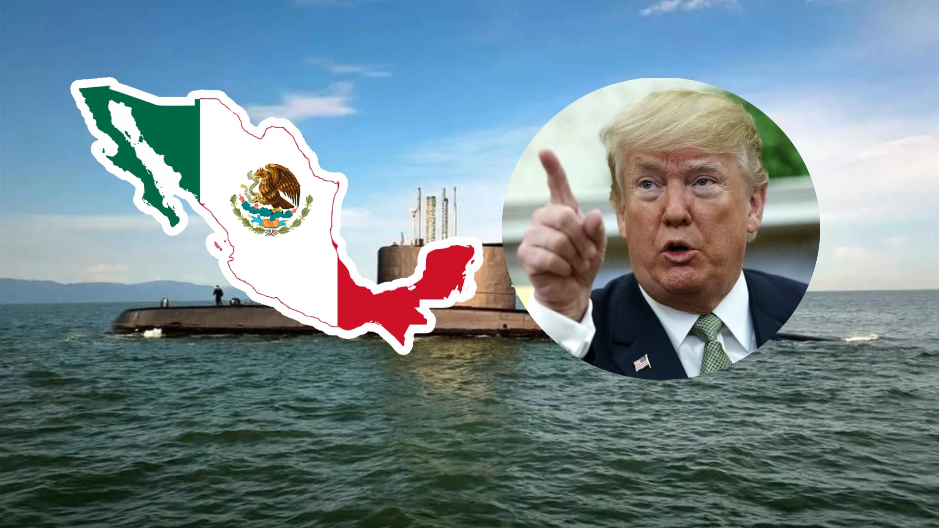 Donald Trump, presidente de los Estados Unidos, envía marinos y un submarino nuclear a las aguas cercanas de México buscando combatir a los cárteles mexicanos y de América Latina. | AP y EFE