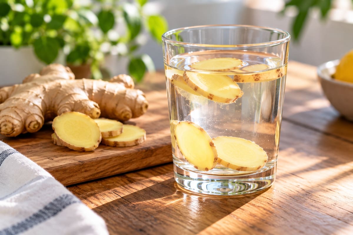 Agregar trocitos de jengibre natural a tu agua: para qué sirve, qué beneficios tiene y cada cuánto puedes tomarla