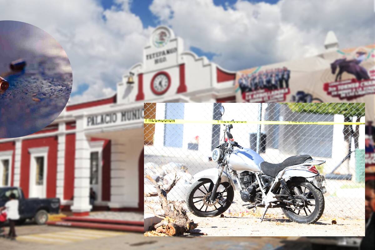 Convoy ataca a motociclistas en Tetepango, Hgo, y policías huyen al ser superados en número