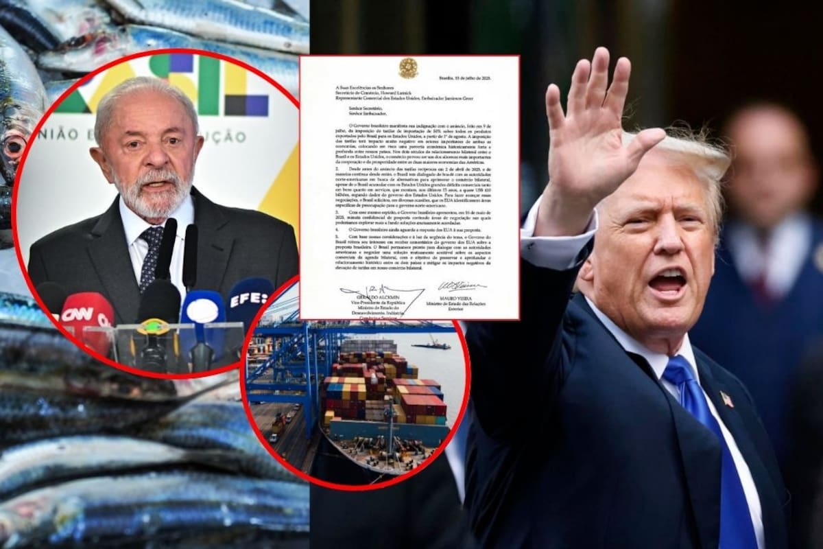 Brasil envía carta de protesta y suspende exportaciones de carne y pescado a Estados Unidos en respuesta a aranceles del 50% impuestos por Donald Trump
