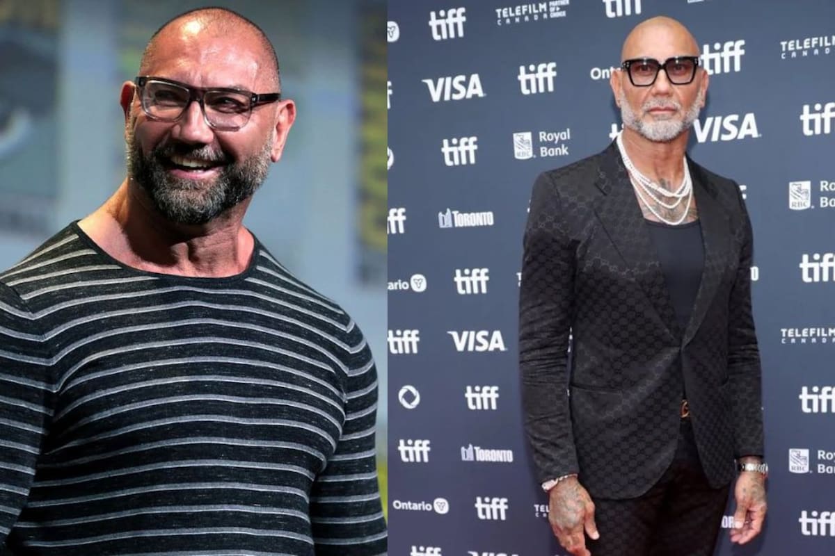 El increíble cambio físico de Dave Bautista
