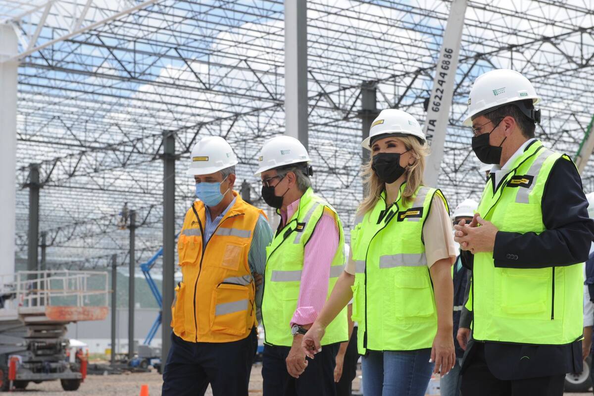 Constata Claudia Pavlovich Arellano, Gobernadora de Sonora, avance de obra de Stanley Black & decker que iniciará operaciones en diciembre
