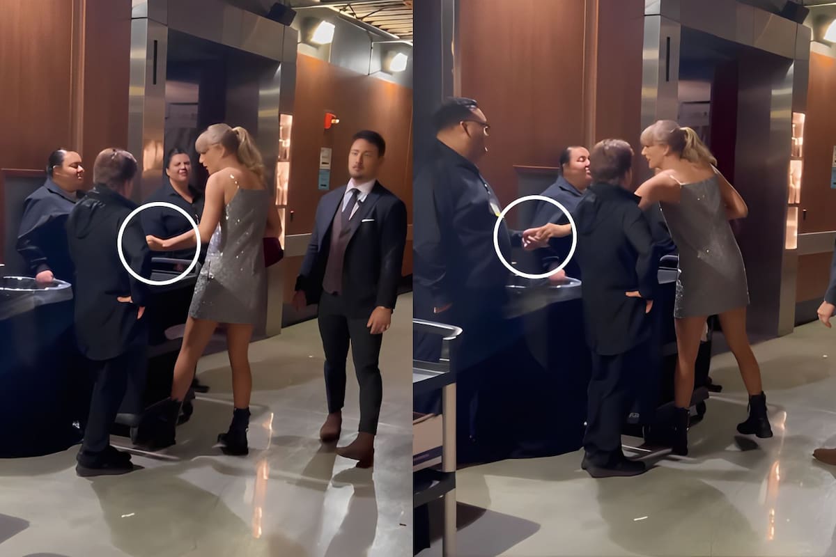 Captan a Taylor Swift dando propina a empleados en el after party de los Grammy